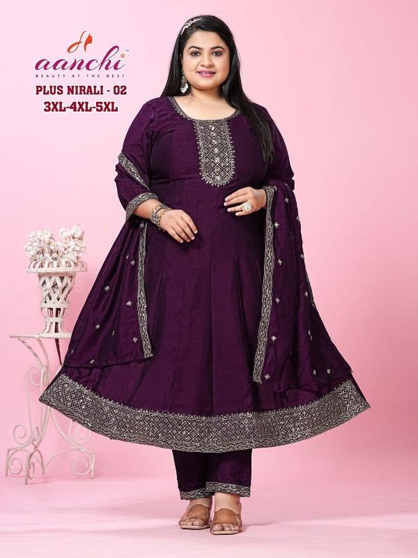Aanchi plus nirali 01,02,03 plus size designer kurti in delhi wholesale