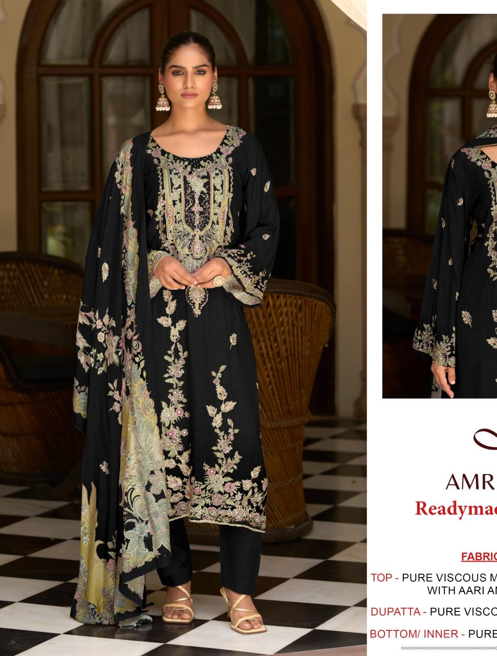 Amrutvela d.no AT106 unstitched pakistani suits wholesale