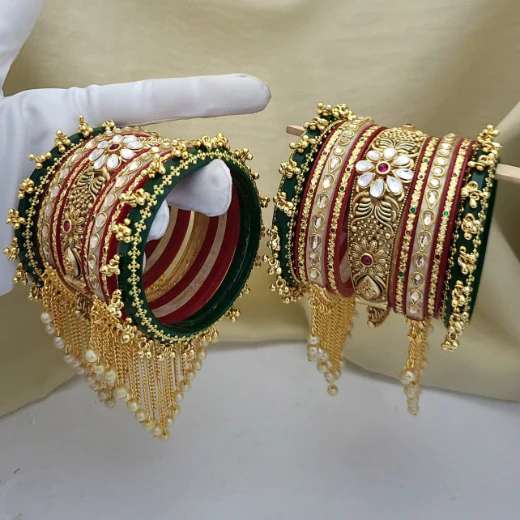 Chudla Bangles CB001 Imitation Kundan jewellery in Surat