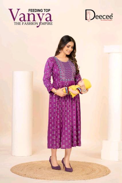 Deecee vanya long feeding cheapest kurtis in surat wholesale