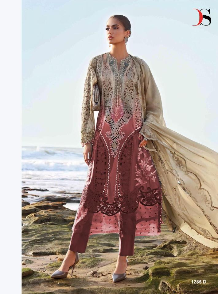 Deepsy maria b premium embroidered 25-2 wholesale pakistani suits in delhi