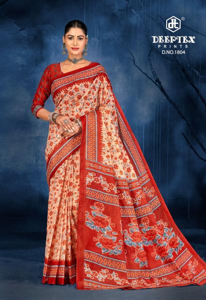 Deeptex prime time vol-18 cotton printed 100 rs sarees