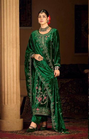 Four Dots Roman Makhmal wholesale designer Salwar Kameez in Hyderabad