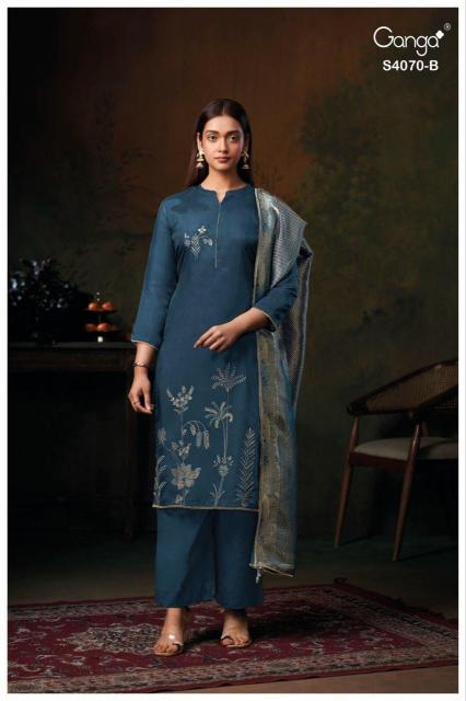 Ganga daria 4070 punjabi suits dress material wholesale in delhi