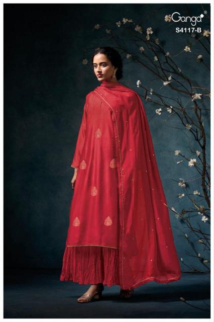 Ganga kalyra 4117 surat dress materials wholesalers in hyderabad
