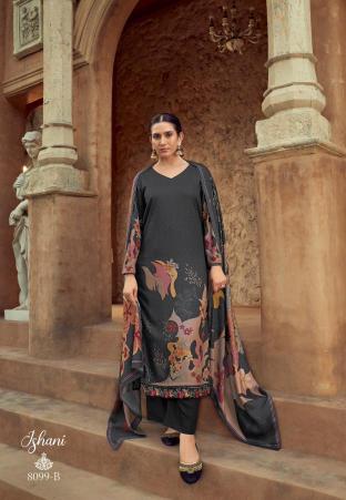 Glossy simar Ishani pashmina dress materials wholesale dealers bengaluru karnataka