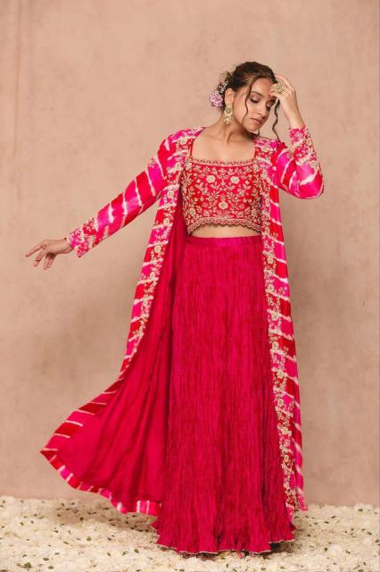 HIRVA-10 Georgette Lehenga Choli Export House in Kolkata
