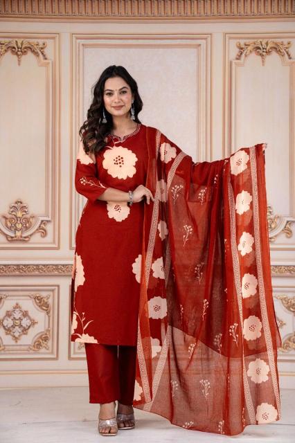 Janni cotton 3pcs kurtis wholesale india 