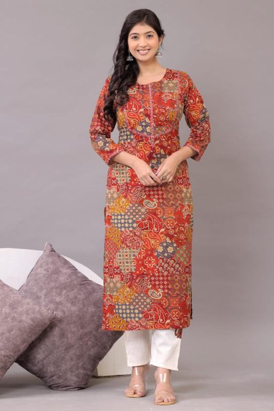 Janni K3061 Indolady cotton kurtis wholesale facebook