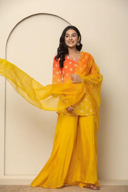 Janni organza pakistani style sharara suit designer catalogues wholesale