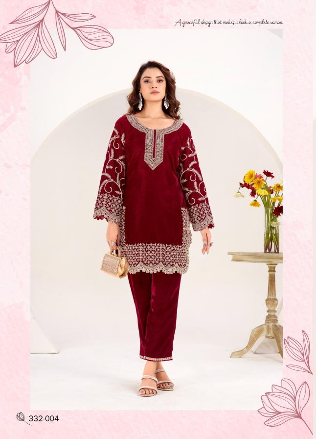 Karma gulrez shanvi velvet coord set wholesale apparel websites