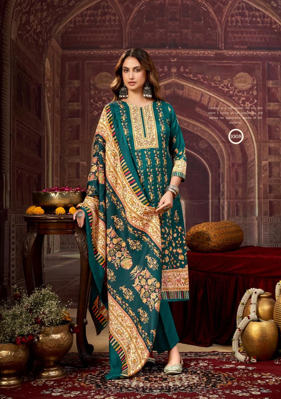 Karma roli moli dilshad wholesale pashmina fabrics dress material