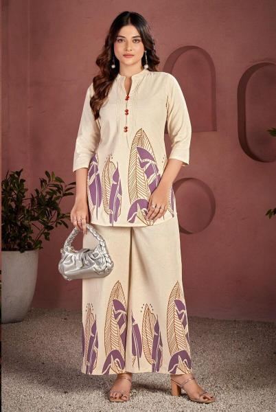 Ladies flavour printed coord set bulk ladies clothes