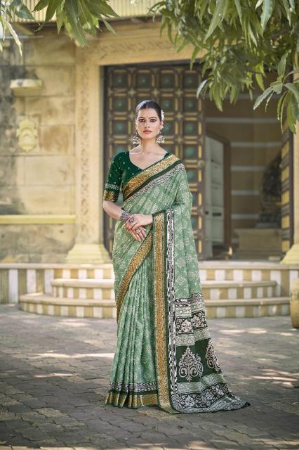 Lakhani cotton printed saree womens clothing suppliers wholesale 