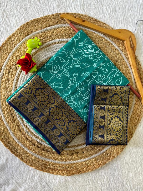 Lakhani pichwai kalamkari cotton saree apna wholesale bazaar photos