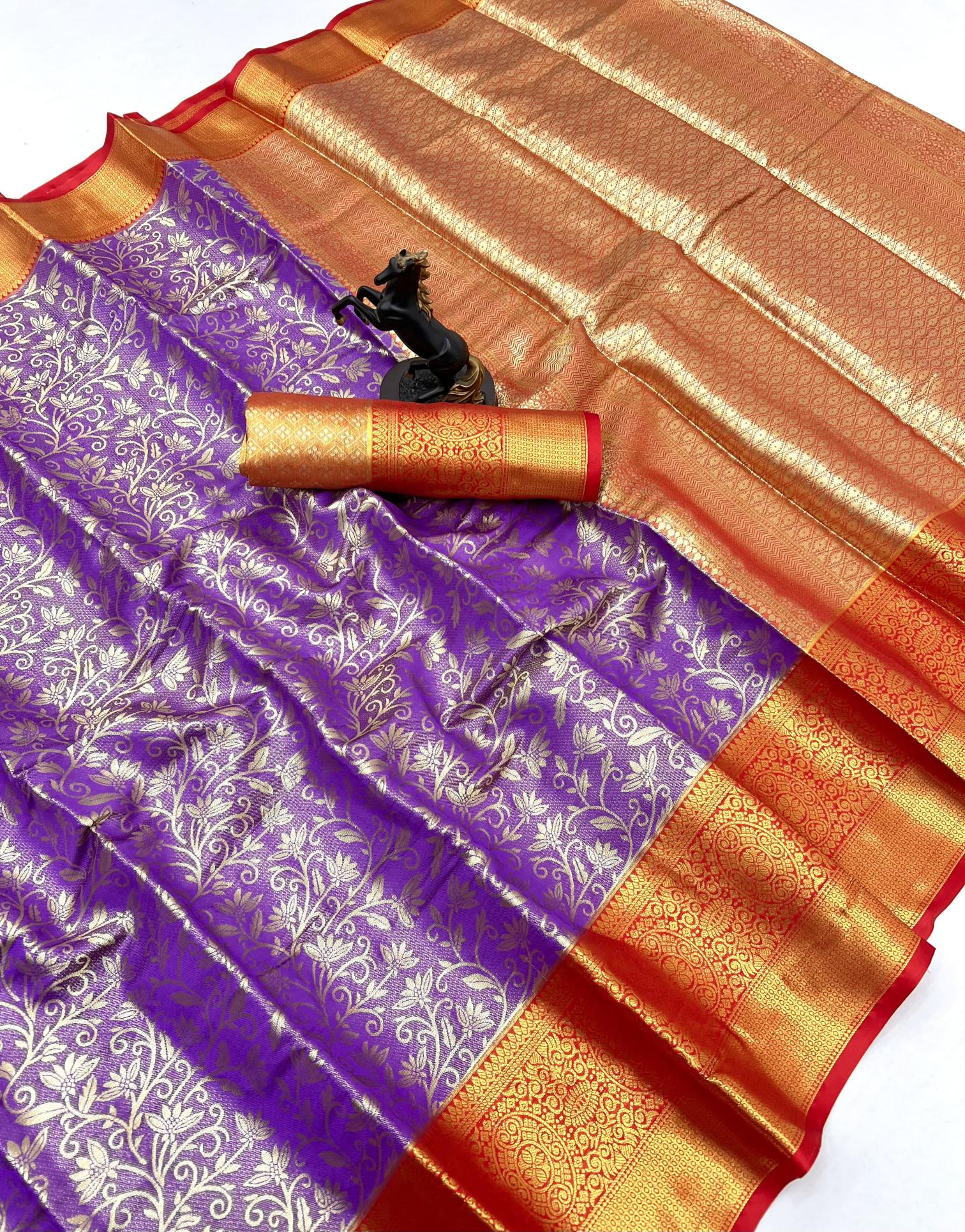 Malhar kanjivaram bridal silk resell sarees online