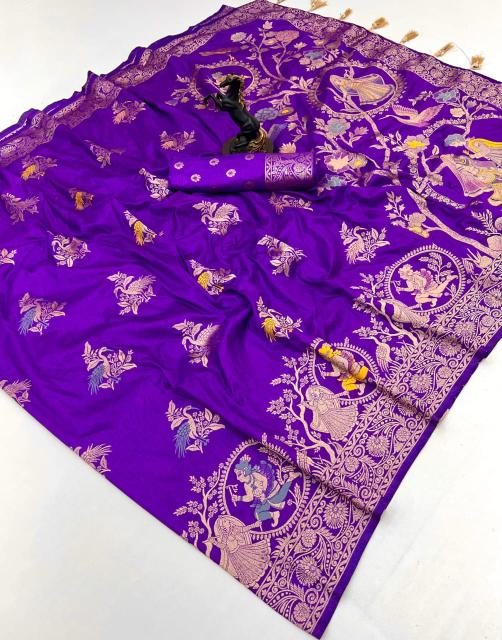Malhar komal-vol-11 banarasi khadi silk saree suppliers in india