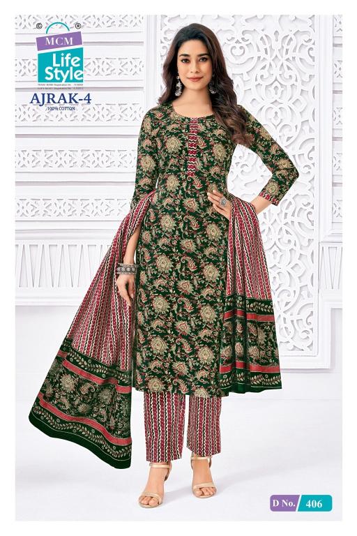 MCM ajrak vol-4 cotton kurti wholesaler in kolkata