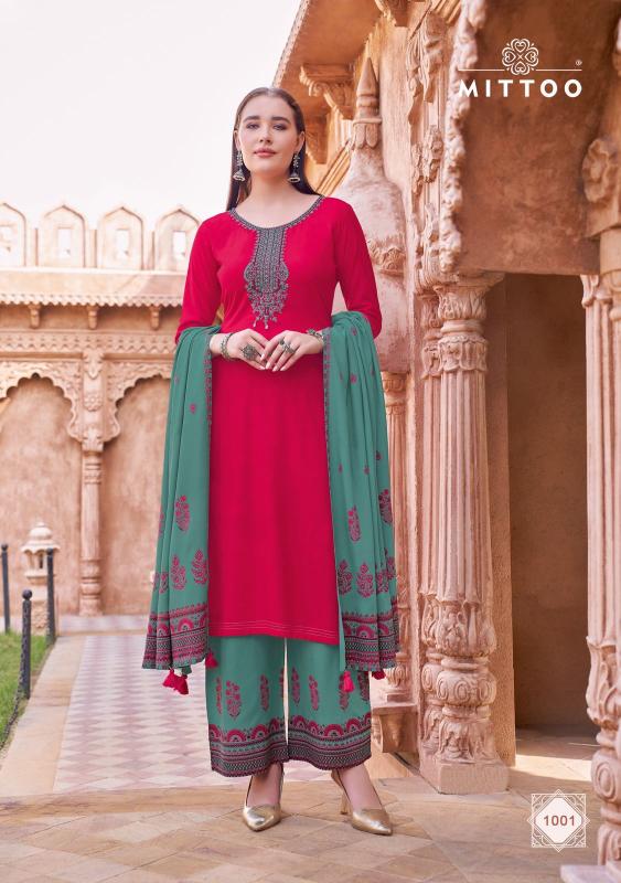 Mittoo vastram 3pcs designer kurti wholesaler in jaipur