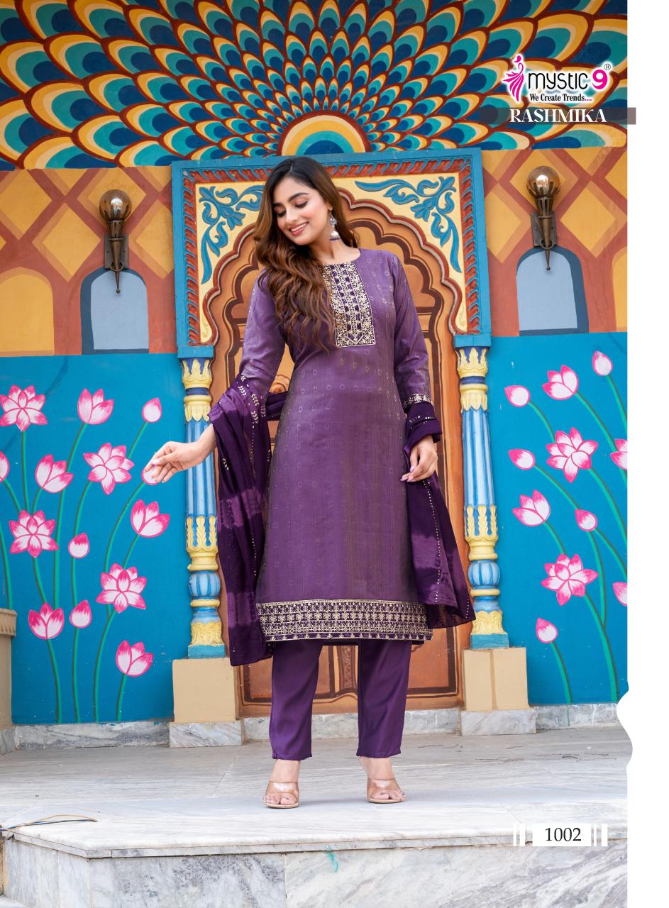 Mystic9 rashmika vol 1 designer boutique kurtis wholesaler