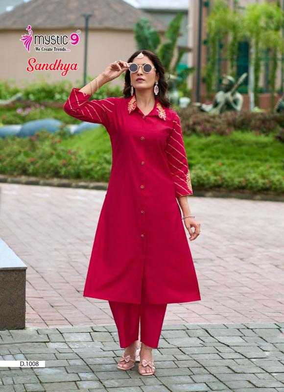 Mystic9 sandhya vol 1 coord set wholesale clothing manufacturers in india
