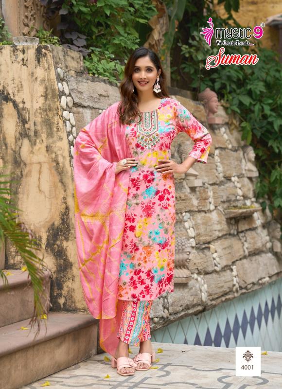 Mystic9 suman vol 4 designer kurtis wholesale jaipur market 
