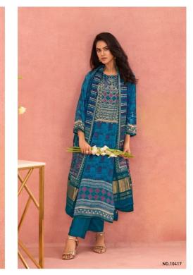 Reyna nayeli printed pranjul dress material wholesaler in vashi navi mumbai