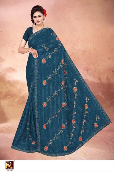 Ronisha d.no 50 rimzim saree womens clothing wholesale