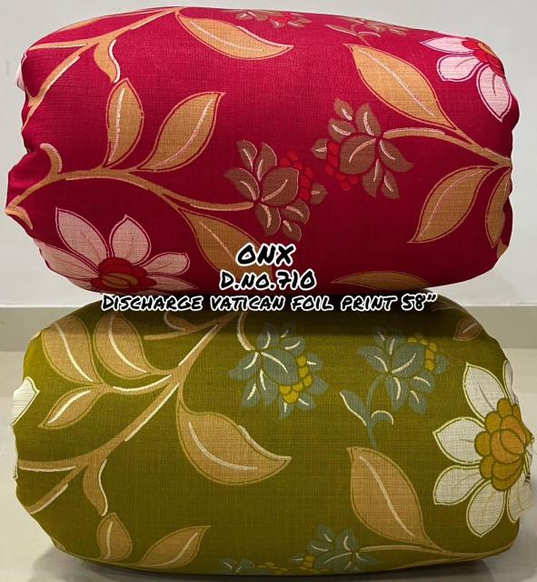 Sajni Vertican discharge foil Printed Fabric distributors in Mumbai