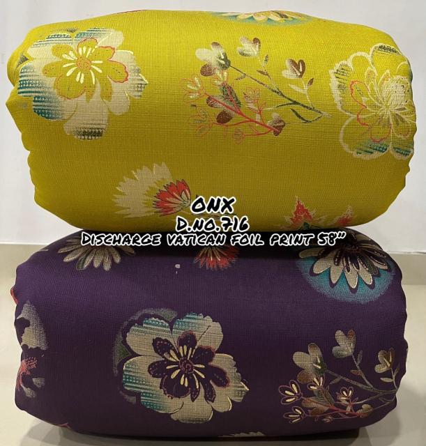 Sajni Vertican discharge foil Printed Mumbai fabric market