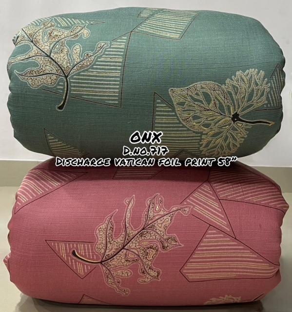 Sajni Vertican discharge foil Printed Mumbai fabric stores