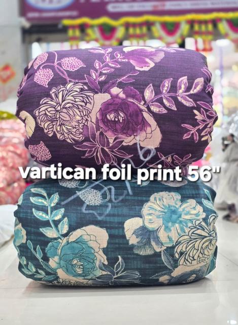 Sajni Vertican foil Digital print fabrics supplier