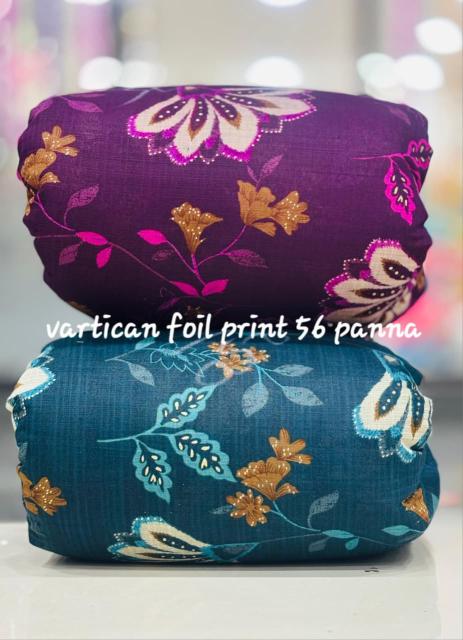 Sajni Vertican foil Screen printing fabrics manufacturer