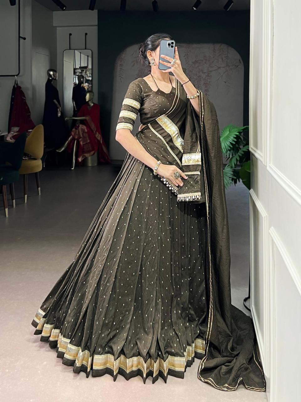 SAKHI Chanderi MND Wholesale lehenga market