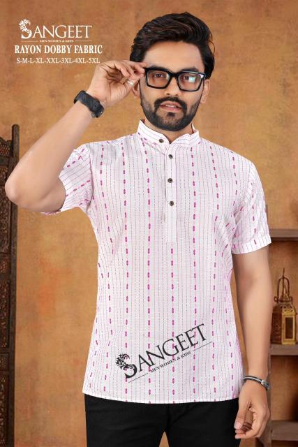 Sangeet mens wear half sleeves short kurta wholesale best place 