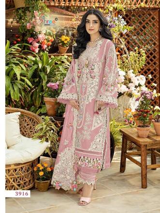 Shree fabs ombre premium super hit pakistani lawn suits wholesale