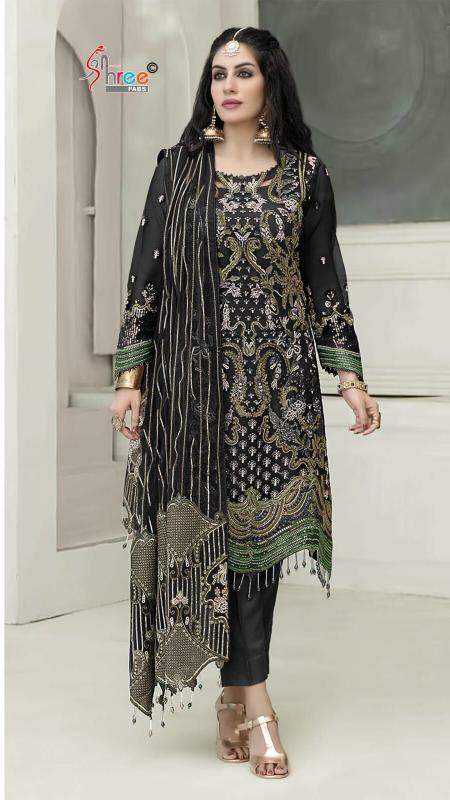 Shree Sf 5533 Chiffon Salwar Kameez bulk orders