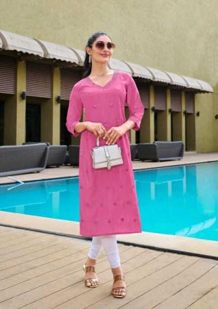 Subhash harmony top bottom chanderi cotton kurtis wholesale