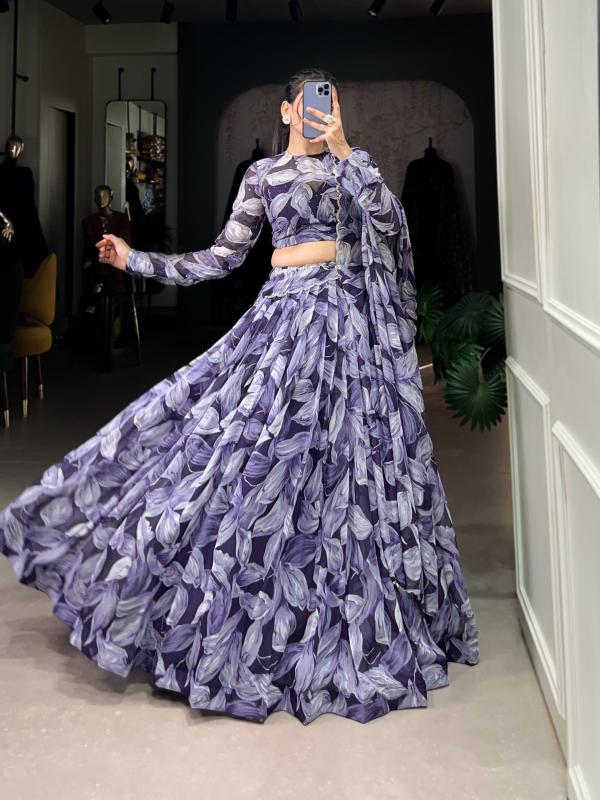 Taraa L 1027 Tabby Silk Latest lehenga choli trends