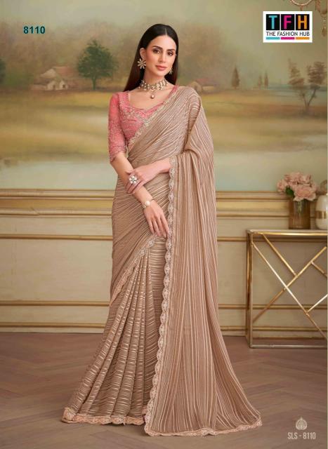 TFH salsa style 5 designer saree in surat