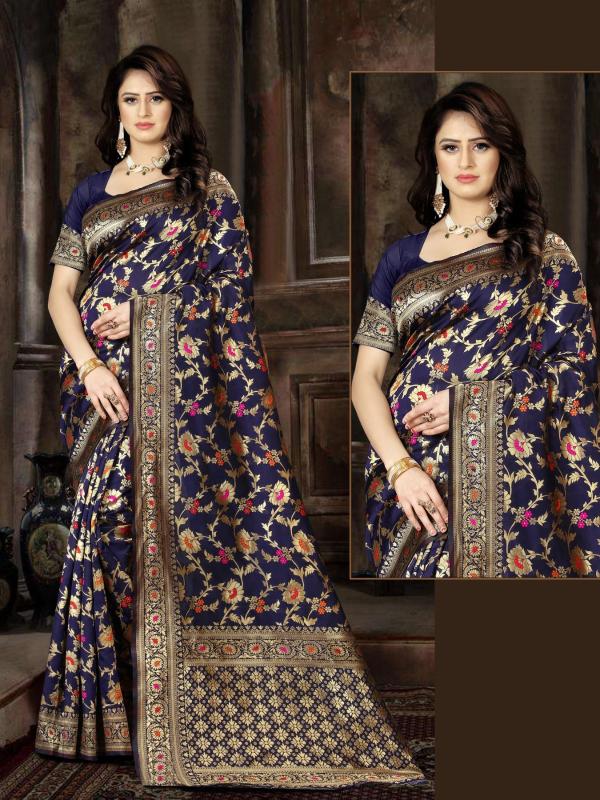 Triveni FF-29 banarasi silk saree surat designer latest 