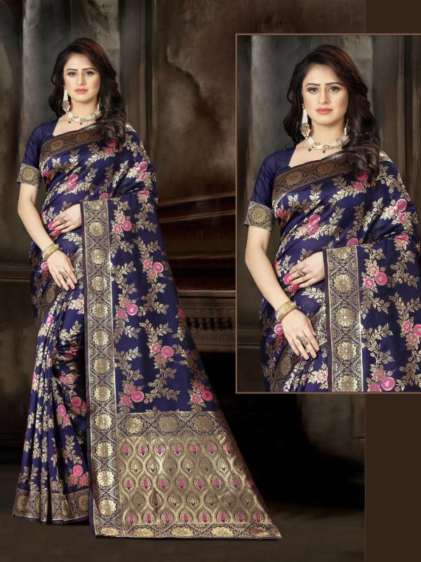 Triveni FF-30 banarasi silk best saree in low price 