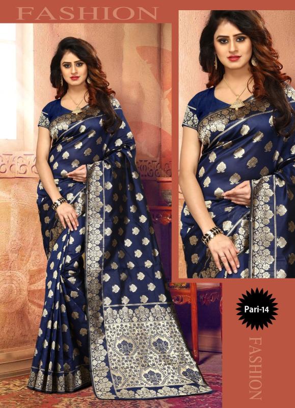 Triveni PARI-14 banararsi silk saree wholesalers india