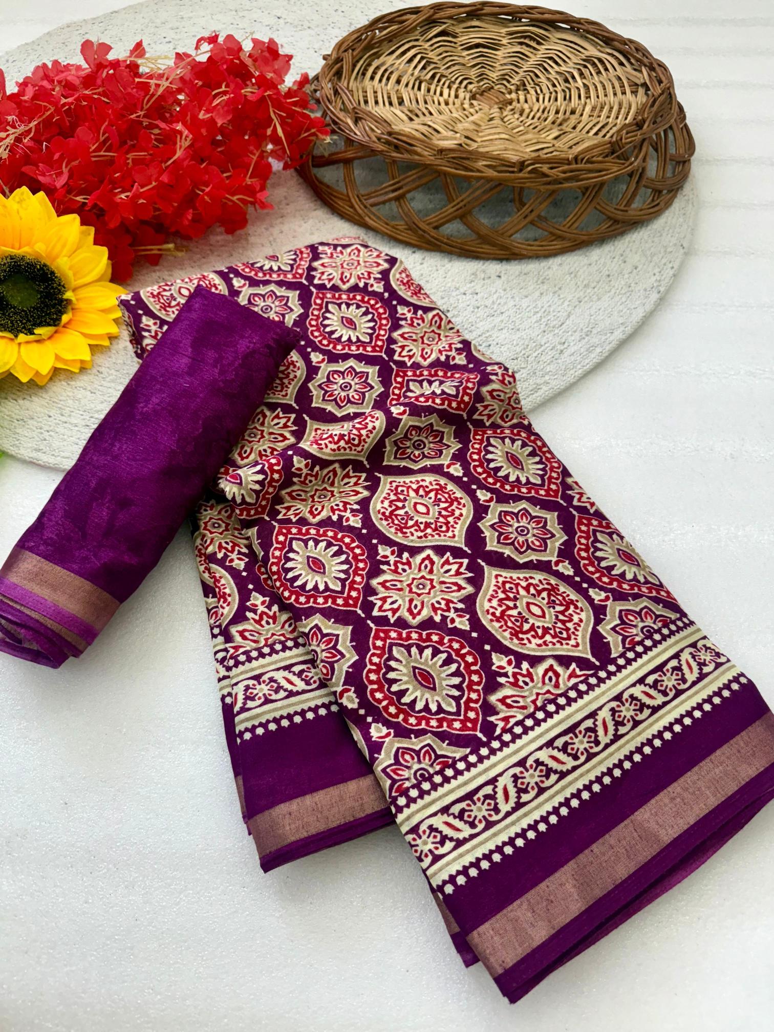 Tulsi leriya with patola nd bandhani saree wholesale near me