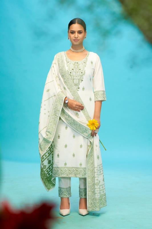 Tunic house cotton jaquard 3pcs wholesale kurti market 