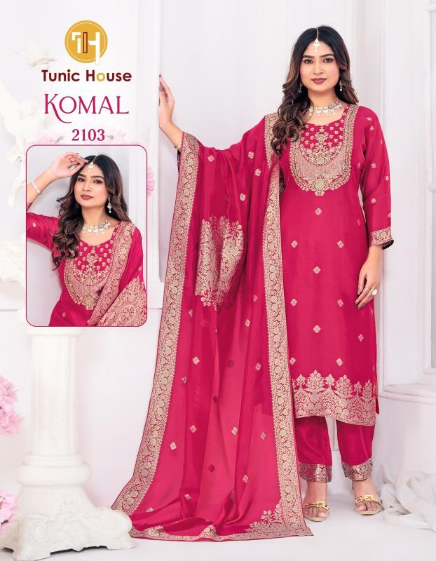 Tunic house komal 3pcs kurtis wholesale