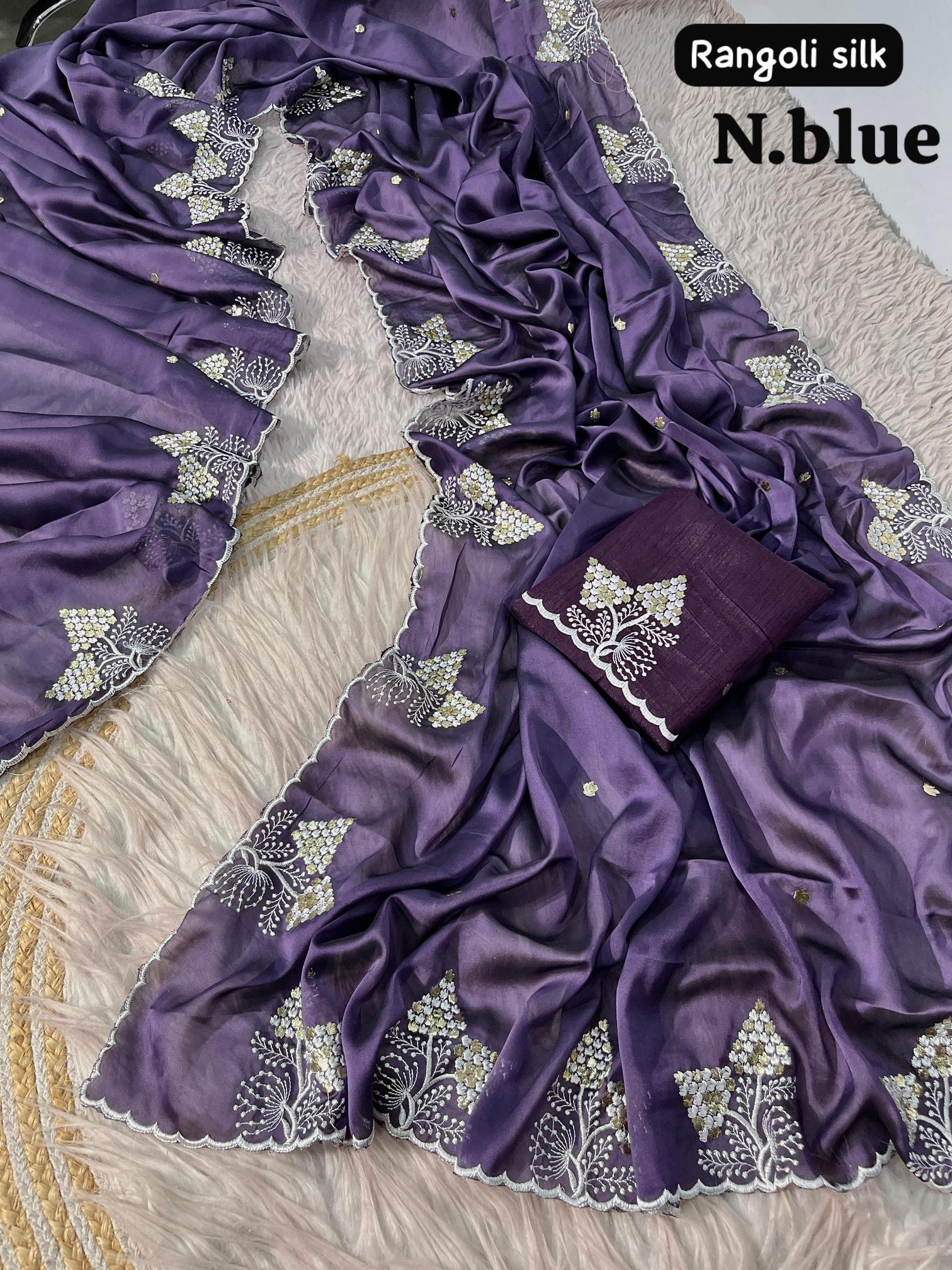 Vinayak beautiful foil work saree sale in surat