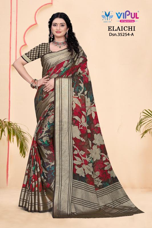 Vipul Elaichi 35254 A To D Saree wholesalers in Delhi