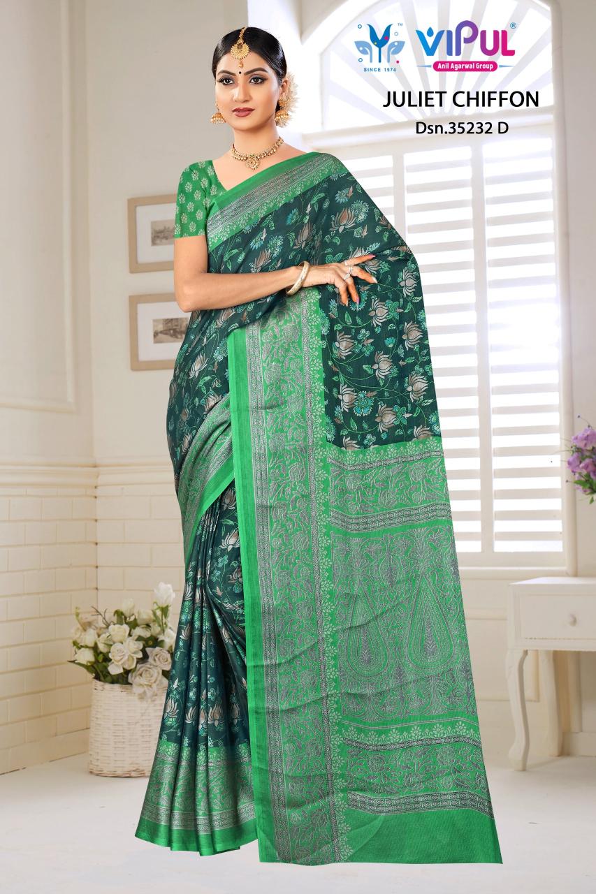 Vipul juliet chiffon d.no 35232 saree wholesale market near me