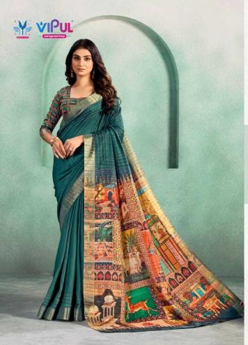 Vipul kalakruti soft silk saree price and availability